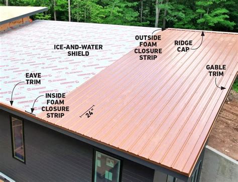 how to install metal roofing this old house|step by metal roof installation.